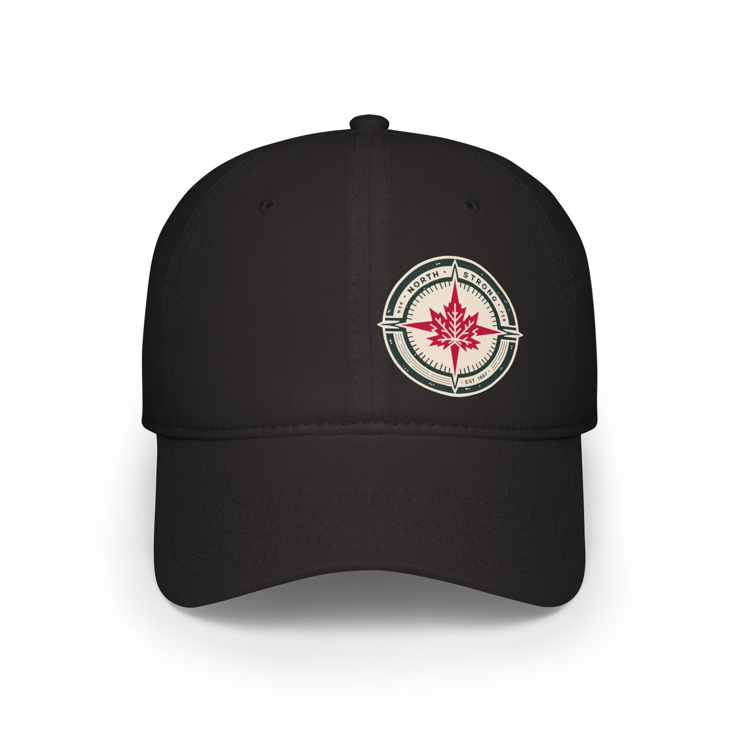 Casquette de baseball élégante « North Strong » avec motif boussole – Chapeau tendance