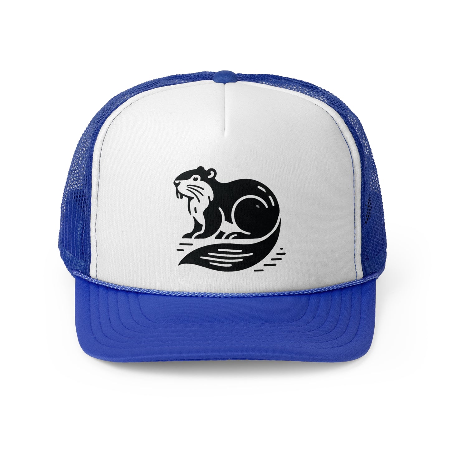 scandinavian minimalistic BEAVER Design Trucker Cap – Perfect for Outdoor Enthusiasts and Nature Lovers