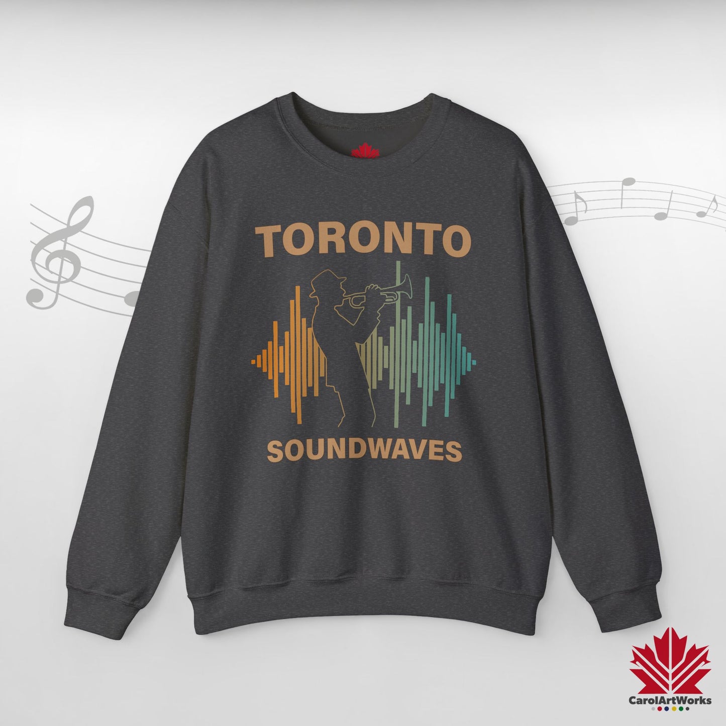 Sweat-shirt Toronto Soundwaves – Ambiance centre-ville, chaleur toute la journée