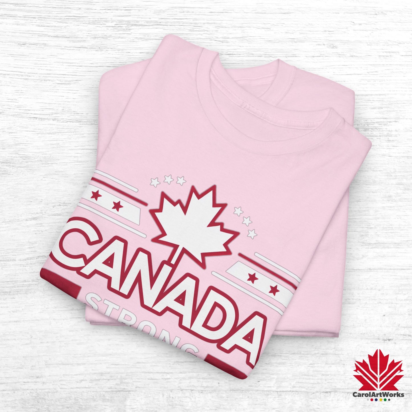 “Canada Strong Again” Unisex Cotton Tee – Comfortable Casual Wear