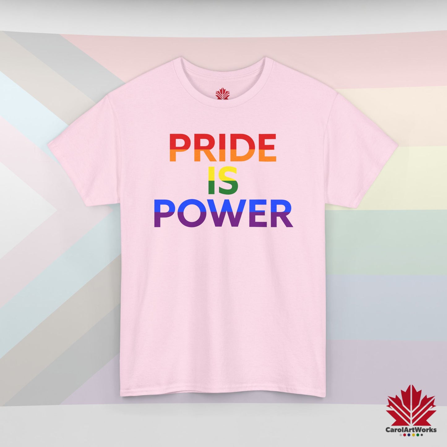 Pride Is Power – Classic Pride Tee for Everyday Courage