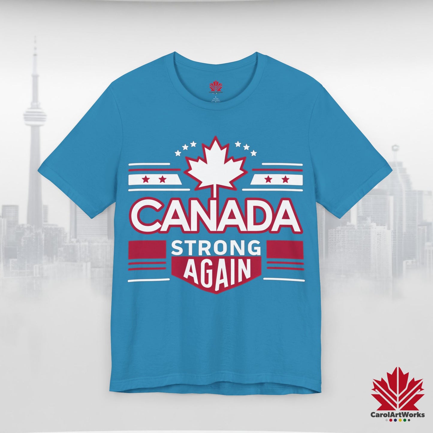 “Canada Strong Again” Unisex Short Sleeve Tee – Comfortable Casual Wear
