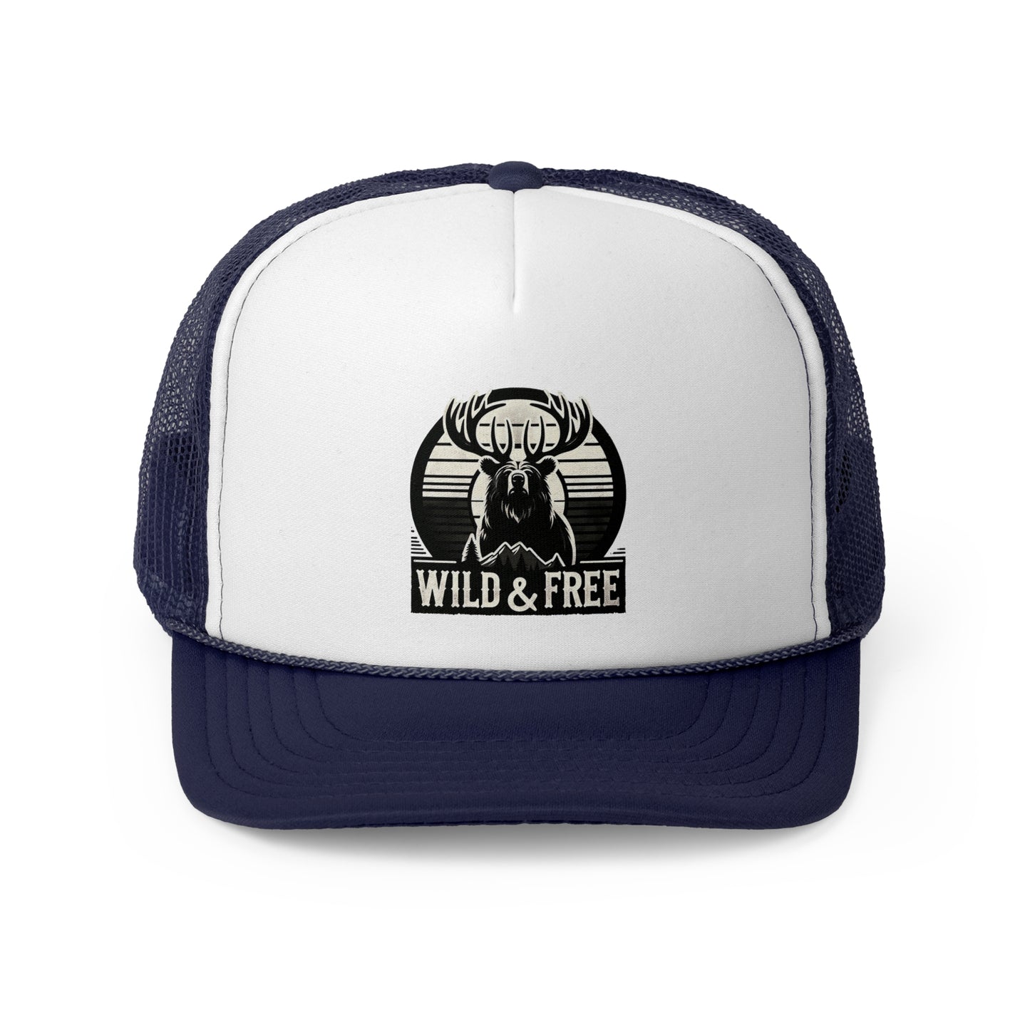 "Wild & Free" Trucker Cap for Outdoor Enthusiasts