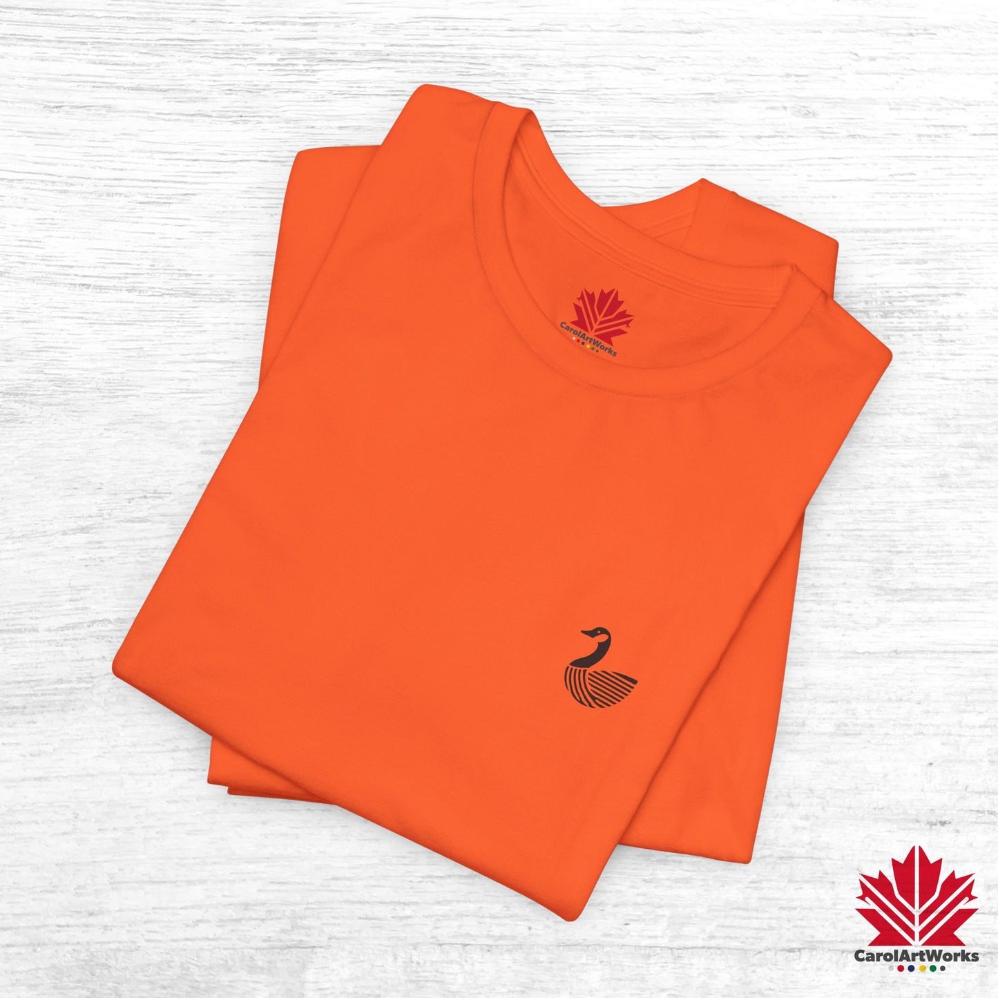 scandinavian minimalistic CANADA GOOSE Design Unisex Short Sleeve Tee - Soft and Comfortable, Perfect for Everyday Wear and Nature Lovers
