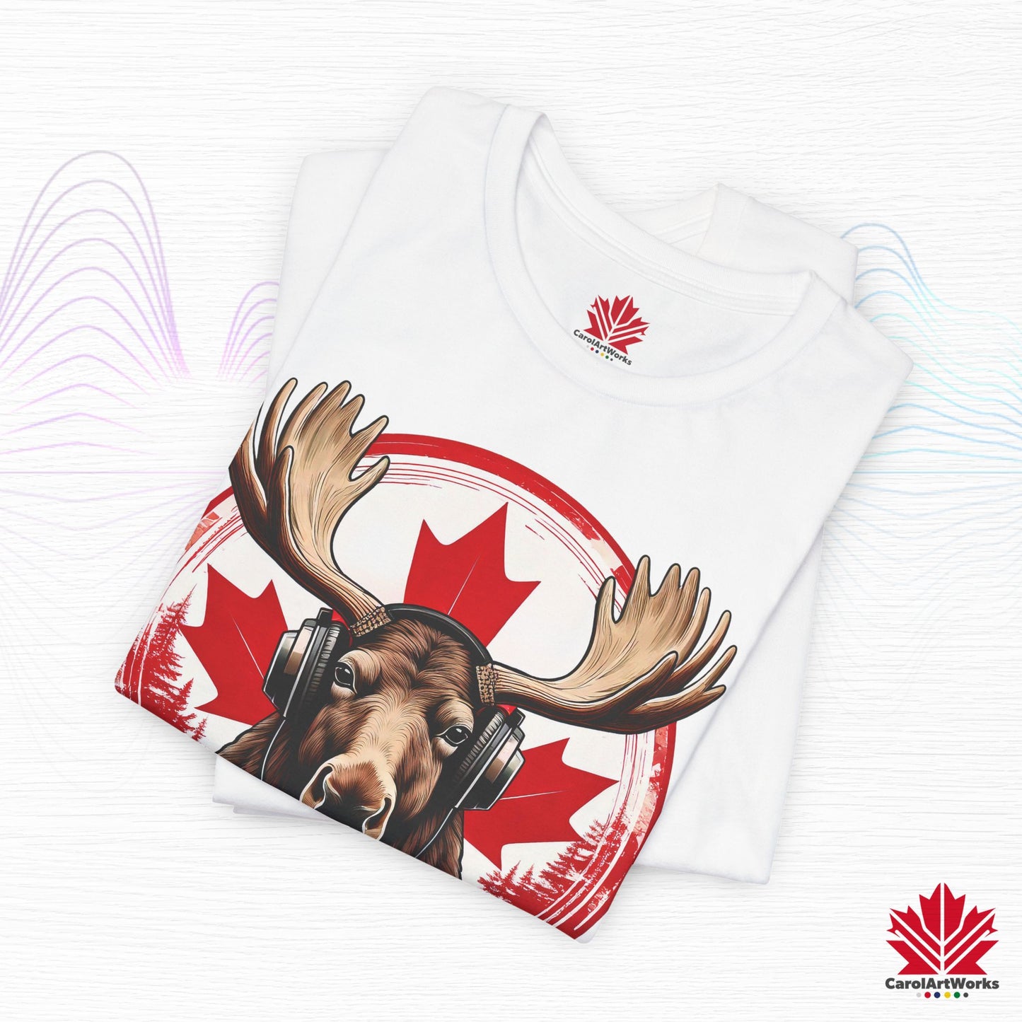 "Great North Sound" True North Sound Unisex Short Sleeve Tee - Maple Beats and Style