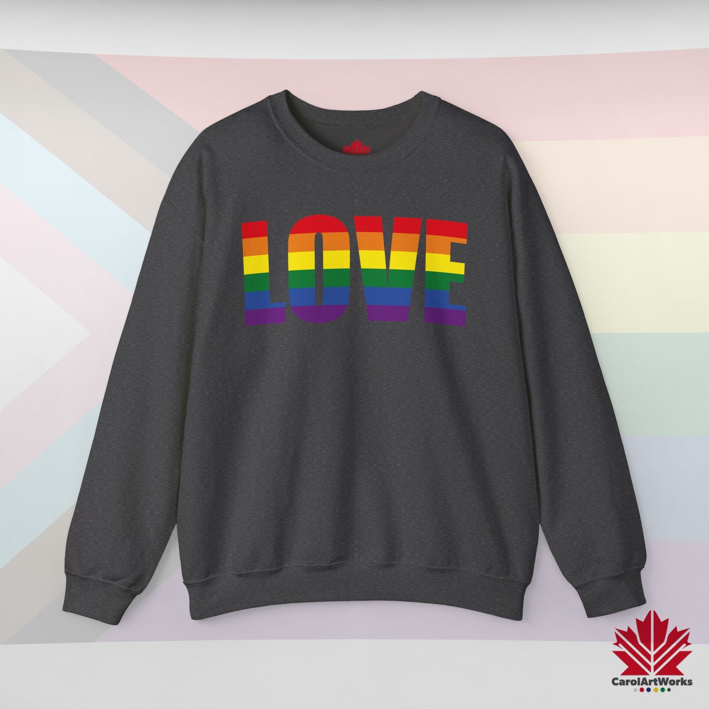 LOVE - Pride Toronto Crewneck Sweatshirt – Unisex Fit – Cozy & Bold