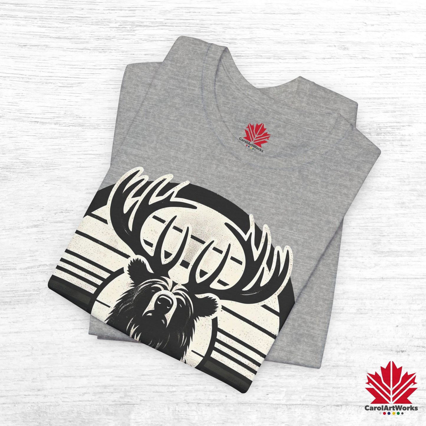 “Wild & Free” Unisex Short Sleeve Tee – Nature Inspired Graphic T-Shirt