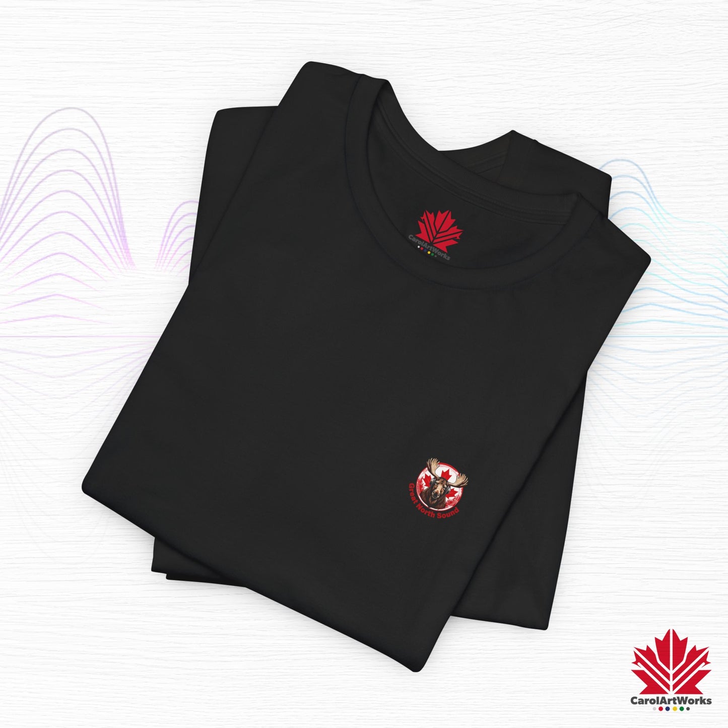 T-shirt unisexe à manches courtes « Great North Sound » True North Sound – Maple Beats and Style
