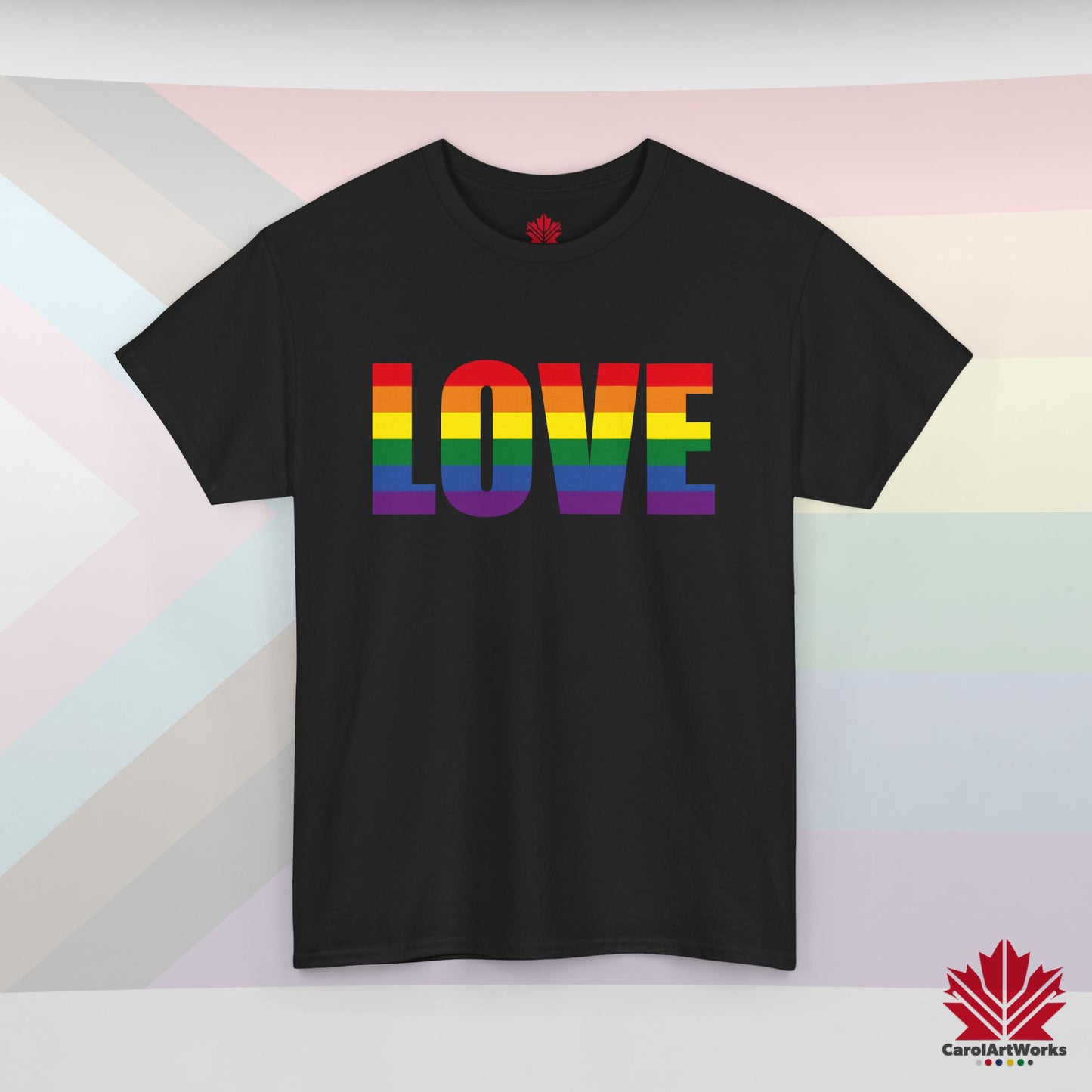 LOVE – Pride Toronto T-Shirt – Classic Comfort – Unisex Fit – Bold Statement