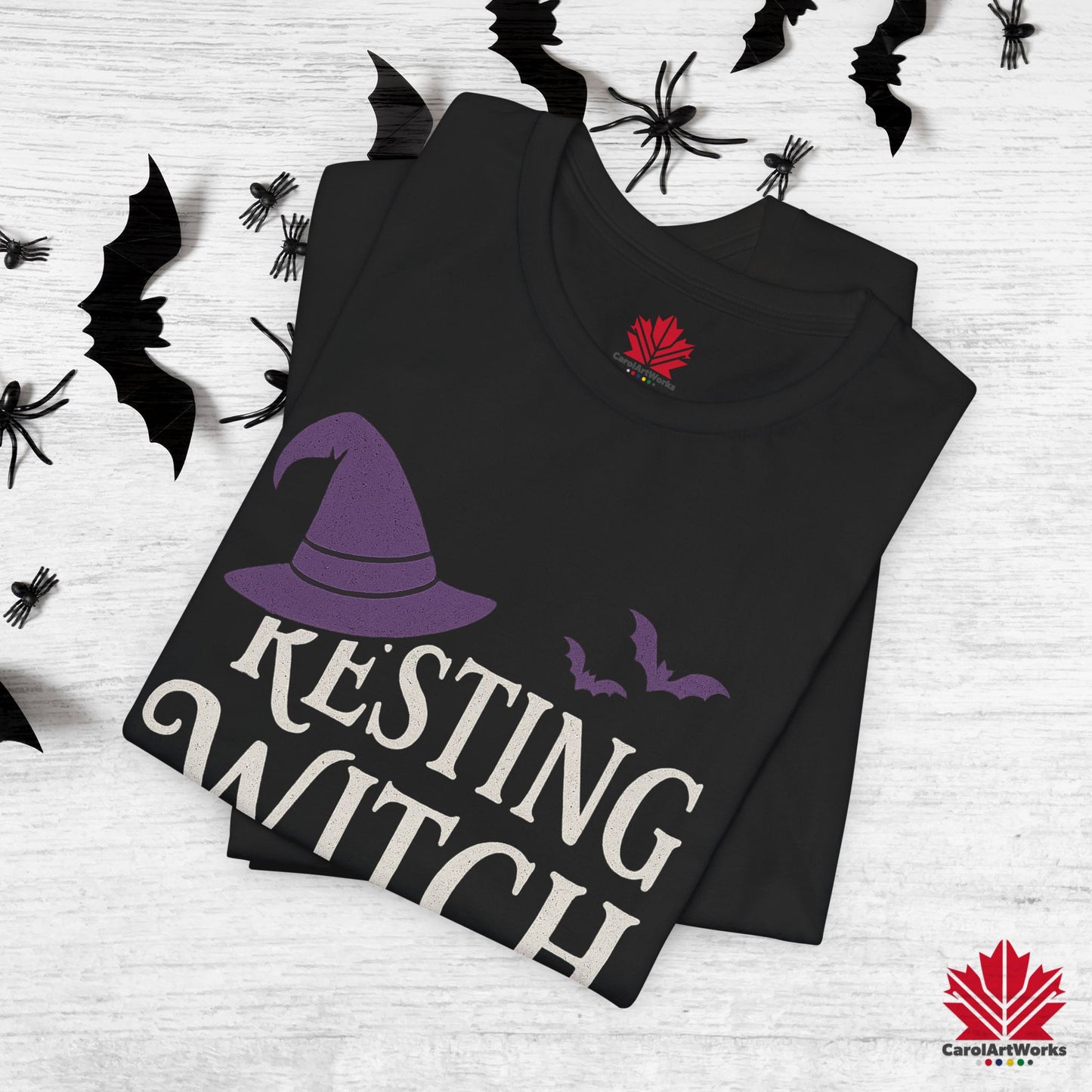 Resting Witch Face – Unisex Halloween T-Shirt with Humour & Witchy Vibes