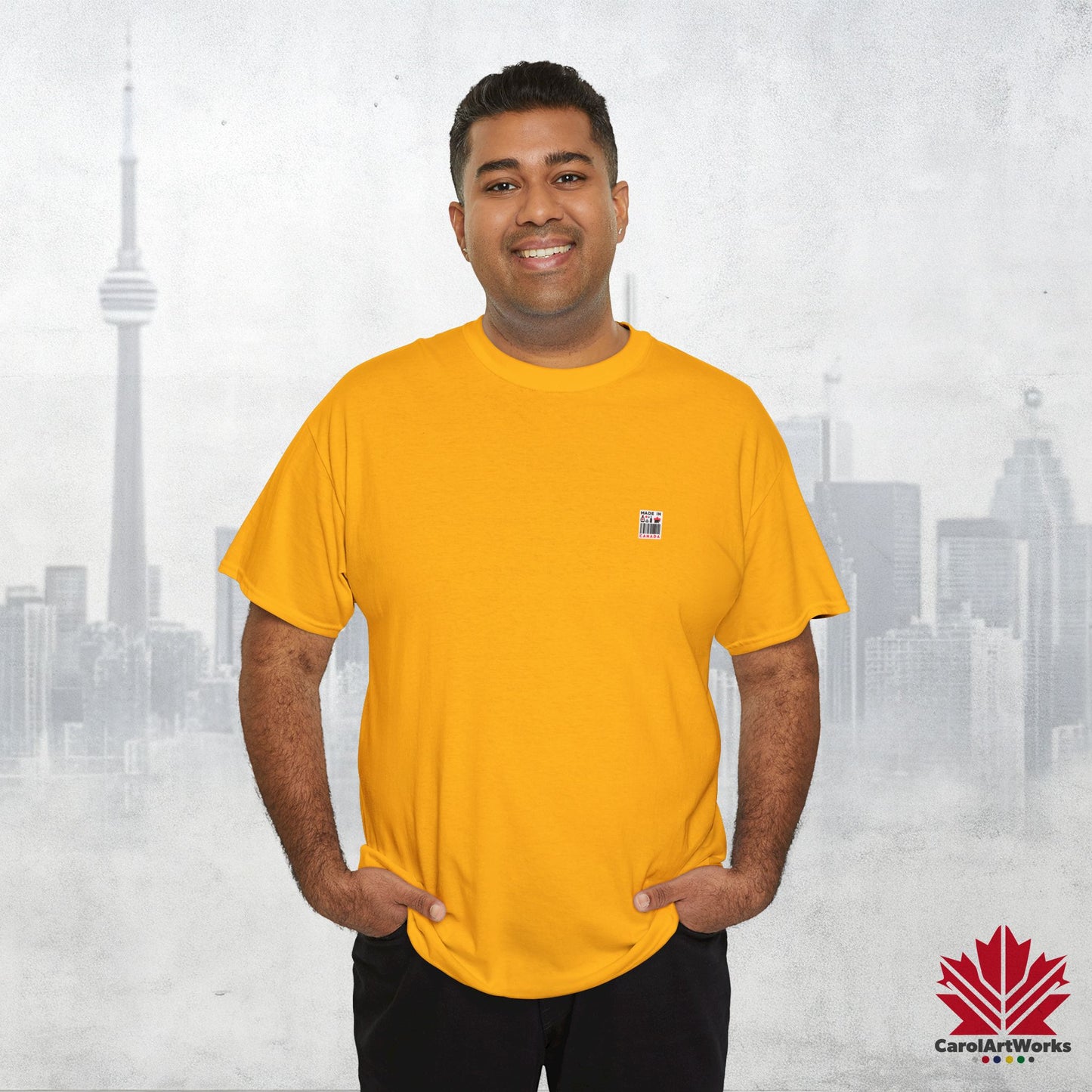 “Made in Canada” Unisex Cotton Tee – Canadian Pride T-Shirt