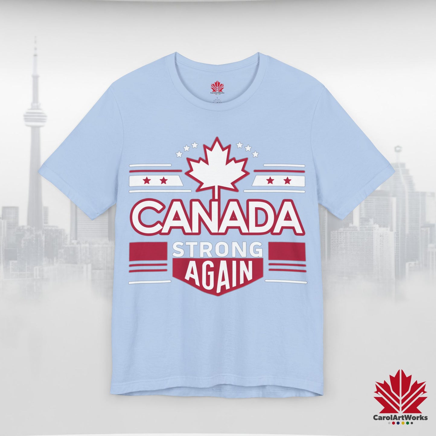 “Canada Strong Again” Unisex Short Sleeve Tee – Comfortable Casual Wear