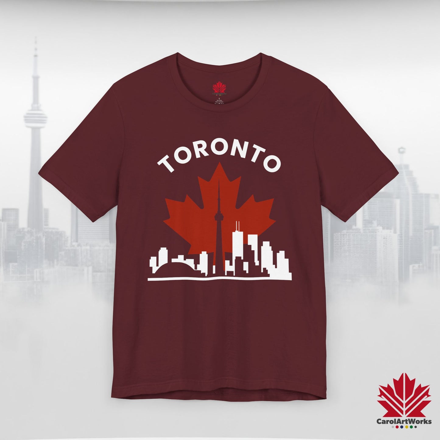 T-shirt Toronto Leafline Premium pour une allure canadienne décontractée
