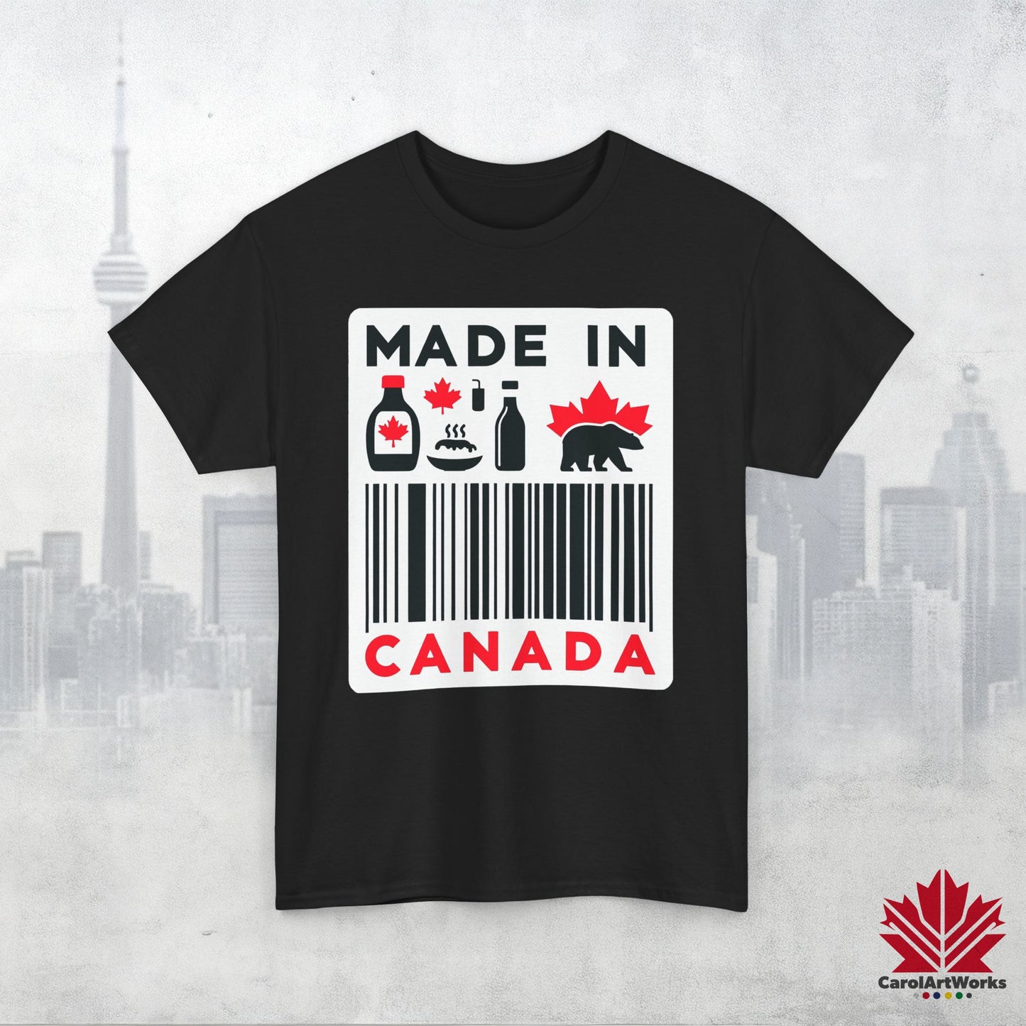 “Made in Canada” Unisex Cotton Tee – Canadian Pride T-Shirt