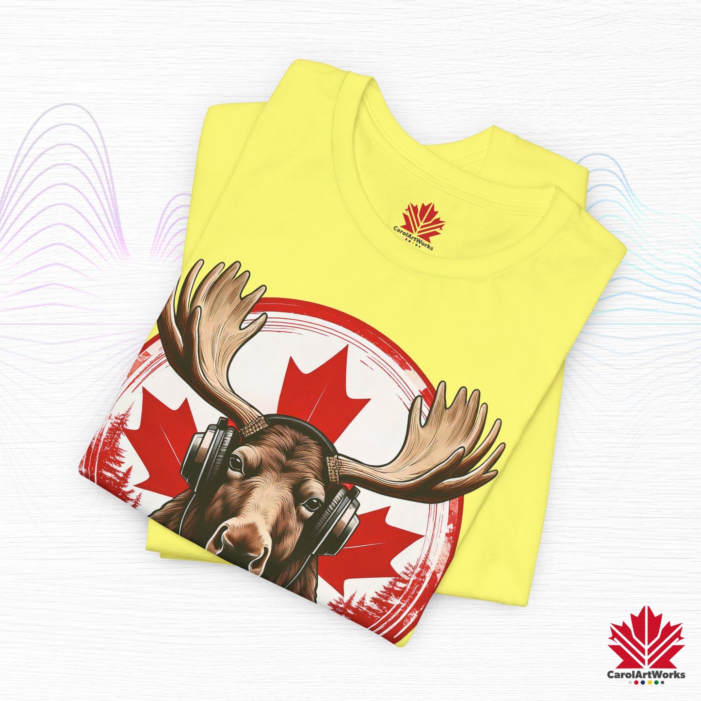 "Great North Sound" True North Sound Unisex Short Sleeve Tee - Maple Beats and Style
