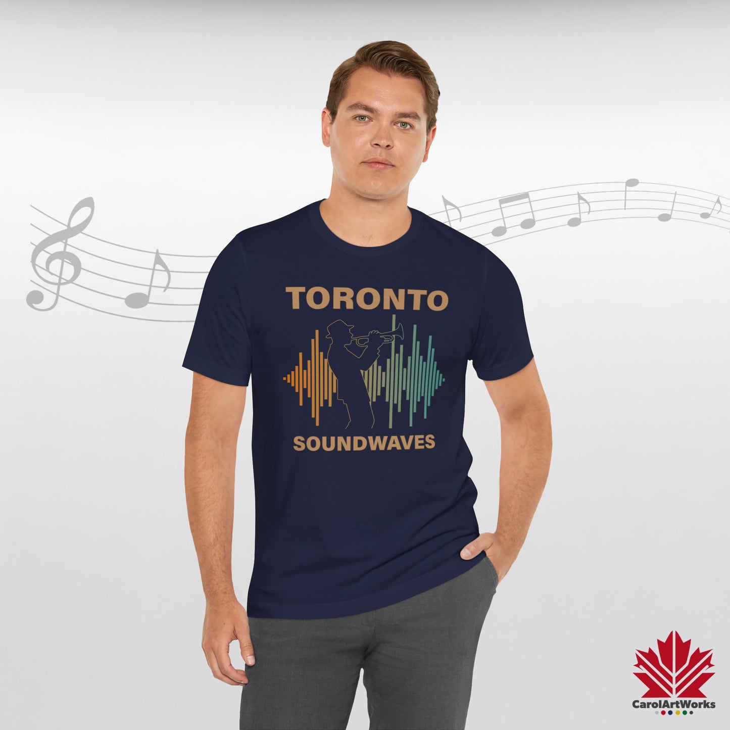 T-shirt Toronto Soundwaves Premium – Pour les mélomanes et les soirées citadines