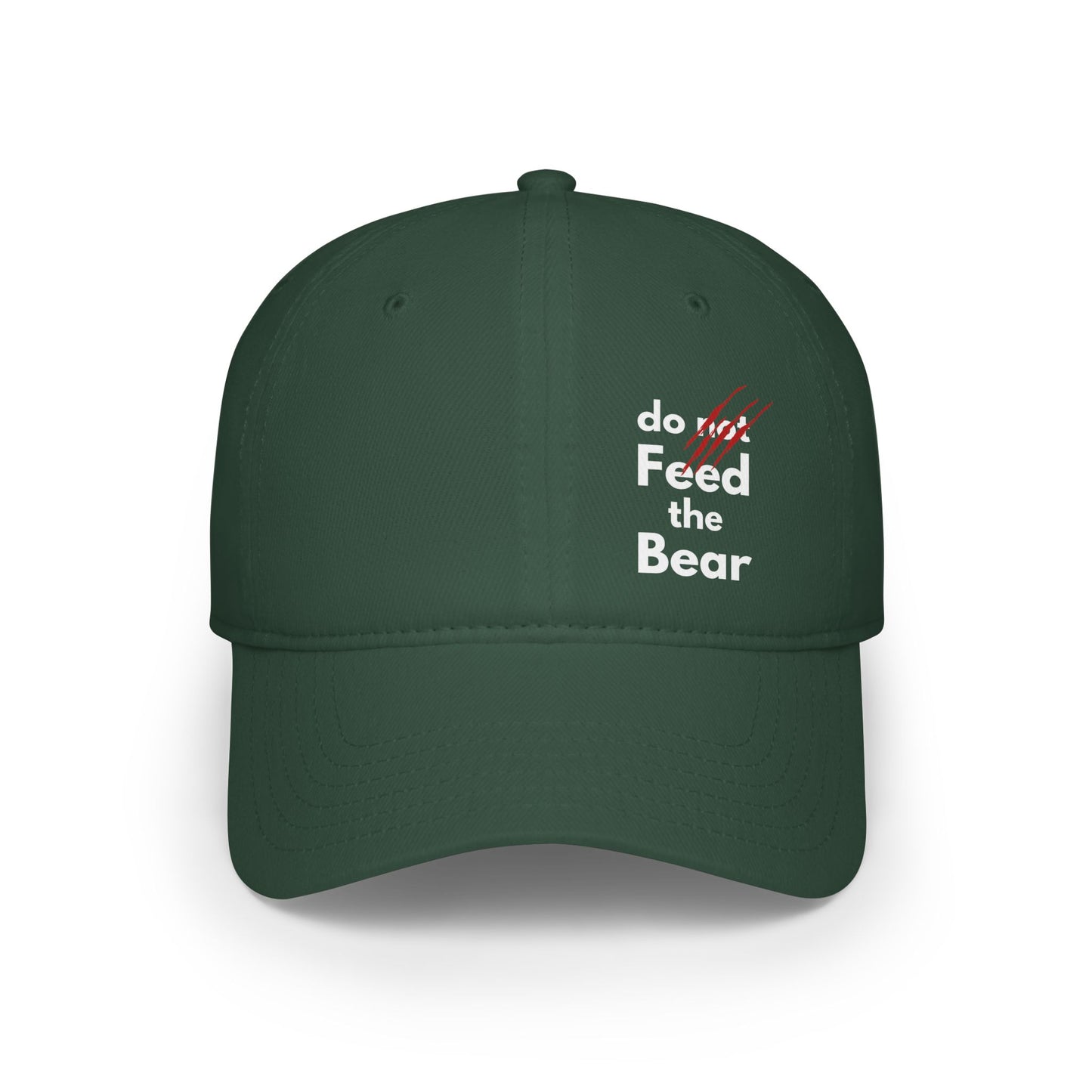 Casquette de baseball humoristique « Ne nourrissez pas l'ours » – Parfaite pour toutes les saisons