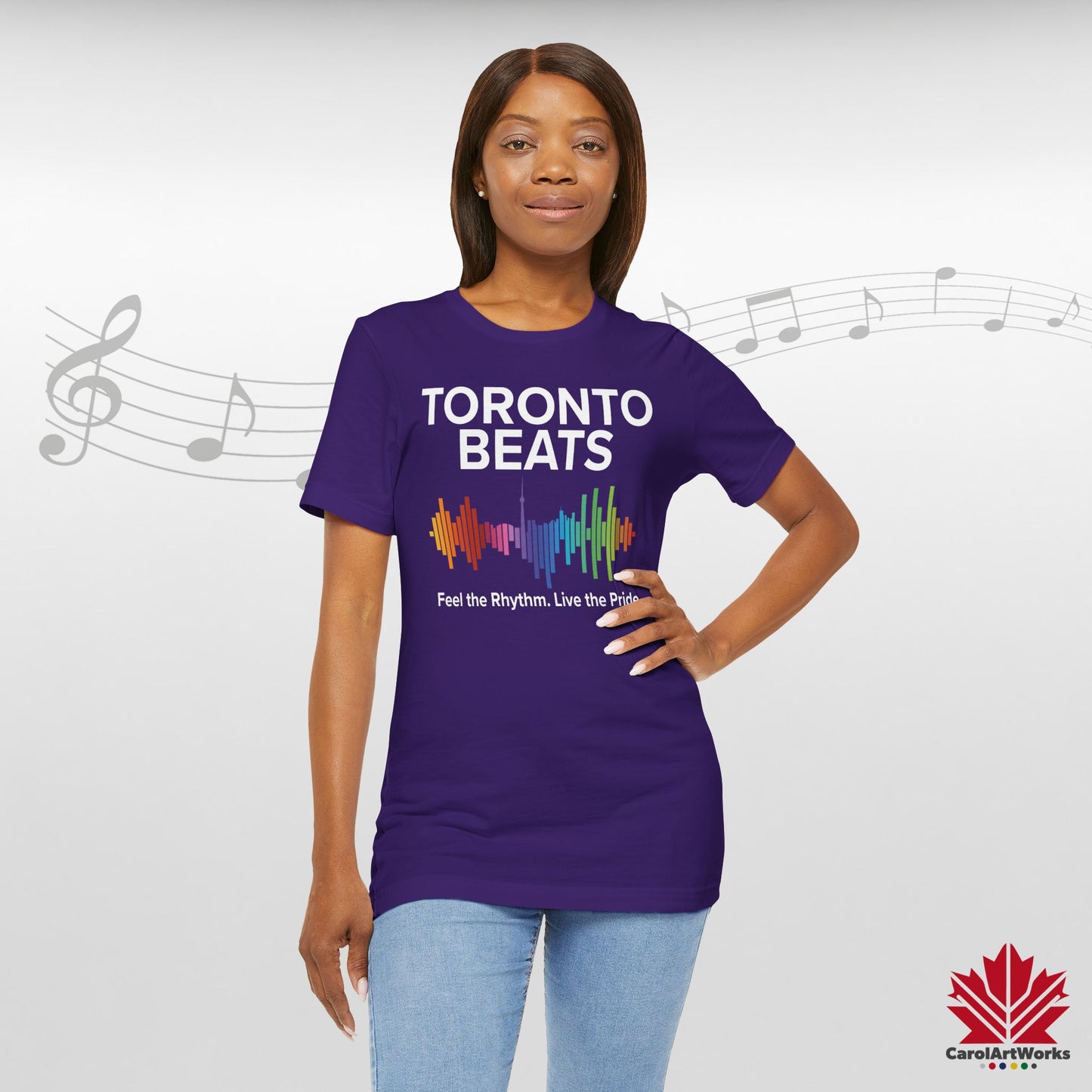 T-shirt premium Toronto Beats – Fort. Fier. Ambiance toute la journée.