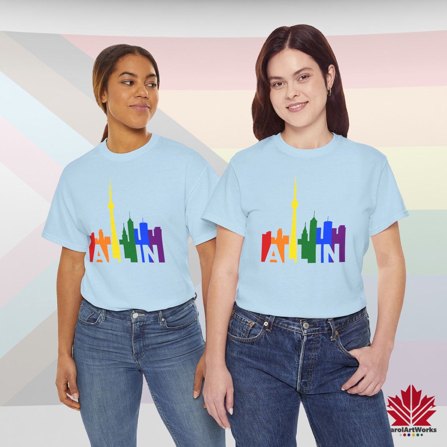 ALL IN – Pride Toronto T-Shirt – Classic Comfort – Unisex Fit – Bold Statement