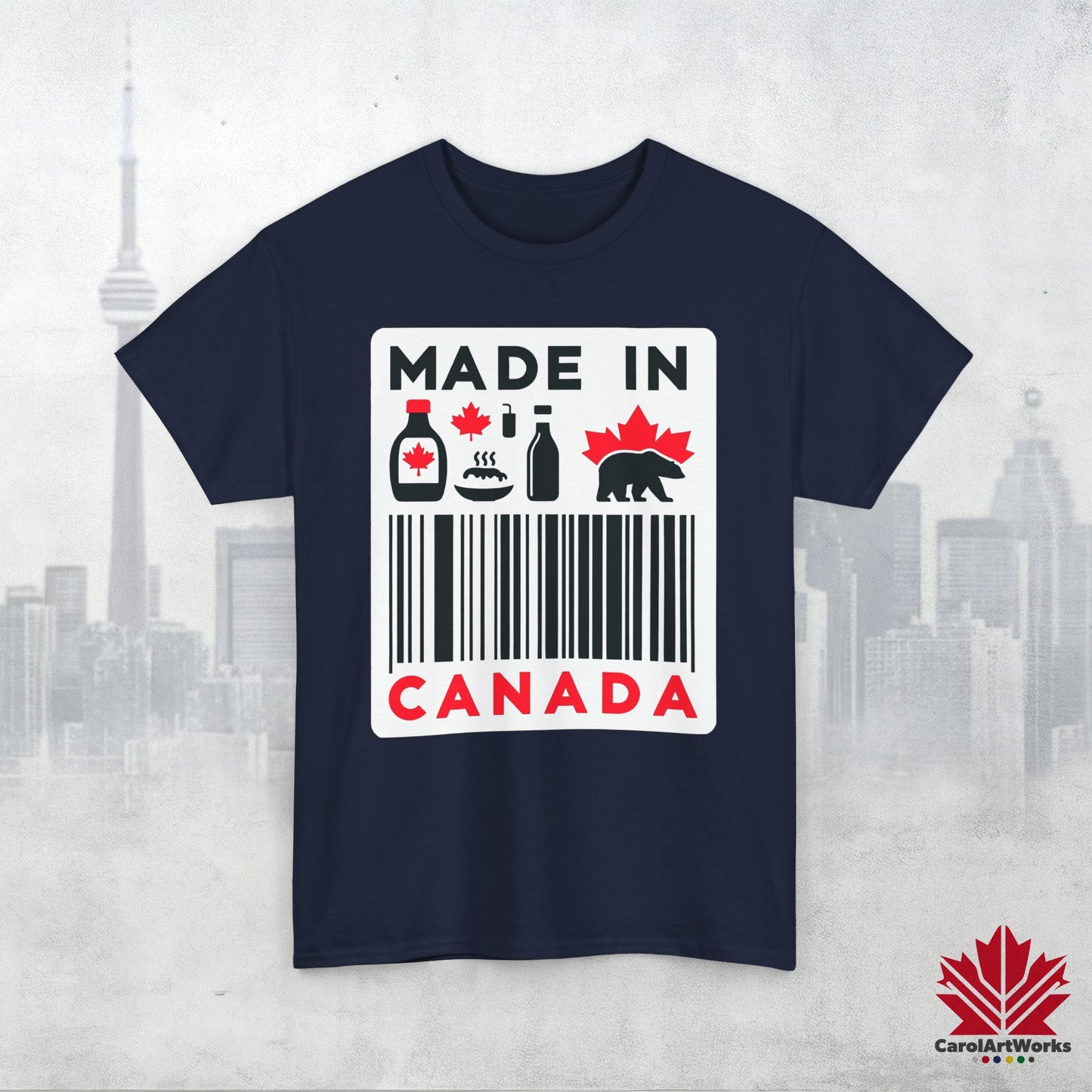 “Made in Canada” Unisex Cotton Tee – Canadian Pride T-Shirt