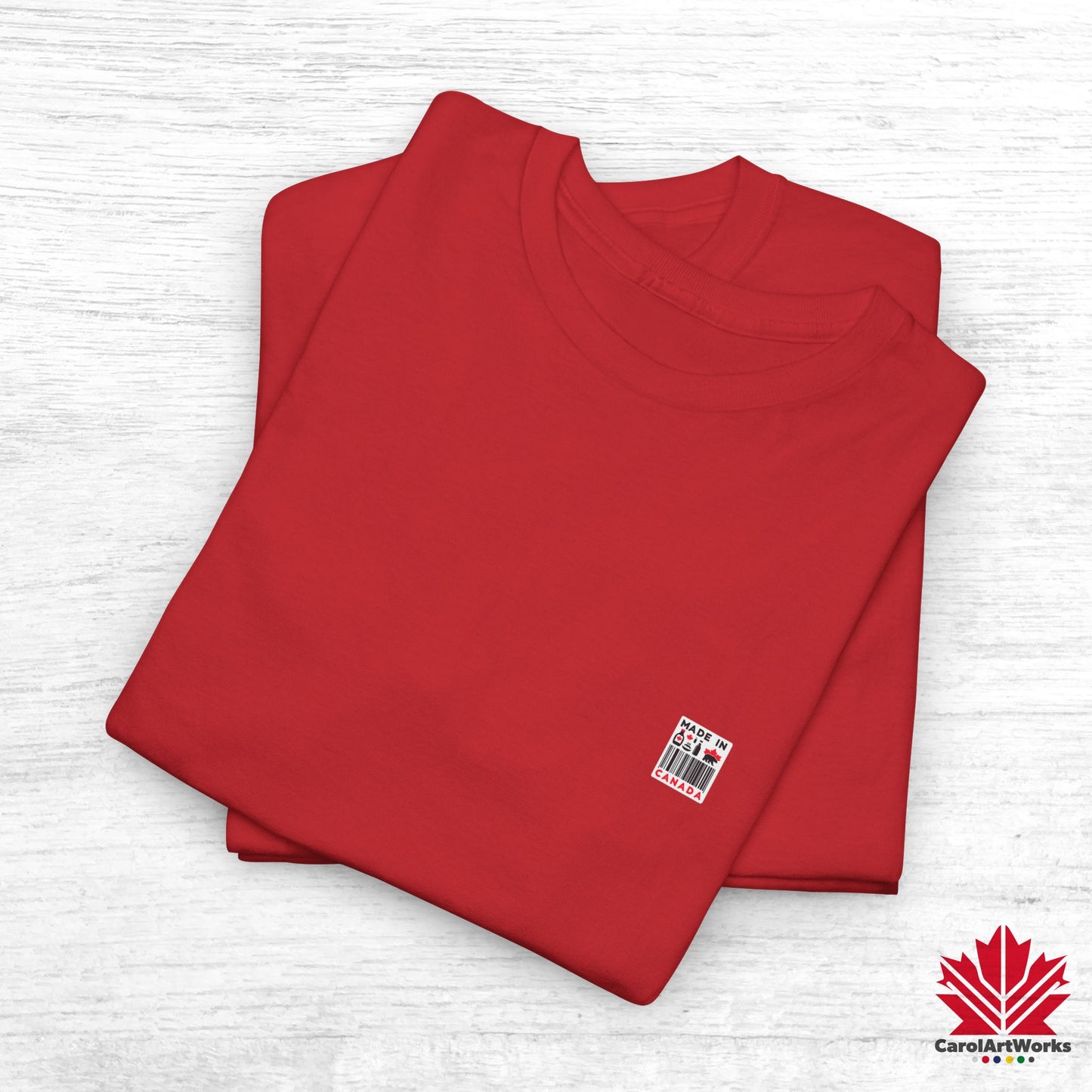 “Made in Canada” Unisex Cotton Tee – Canadian Pride T-Shirt