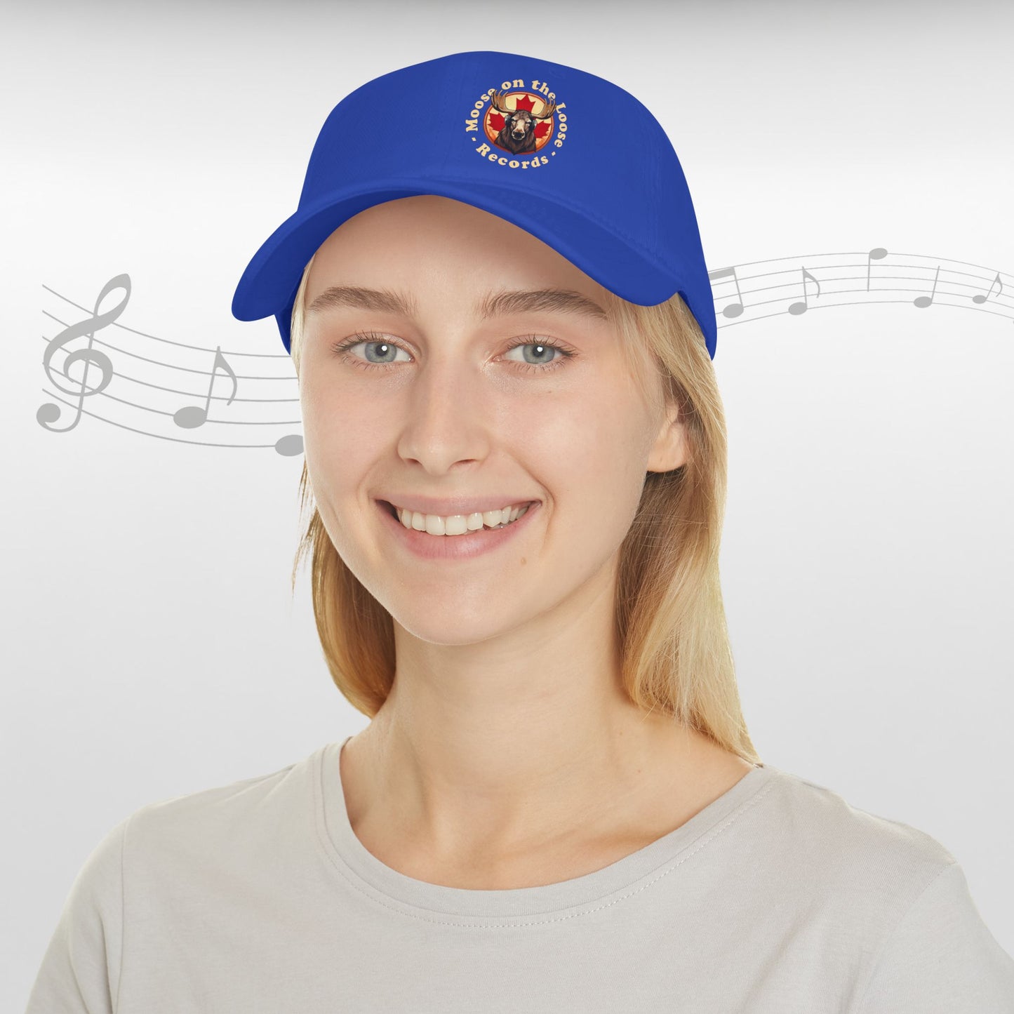 "Moose on the Loose Records" Baseball Cap - Perfect Gift for Music Lovers