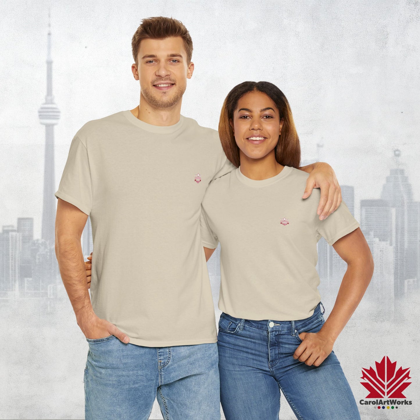 “Canada Strong Again” Unisex Cotton Tee – Comfortable Casual Wear