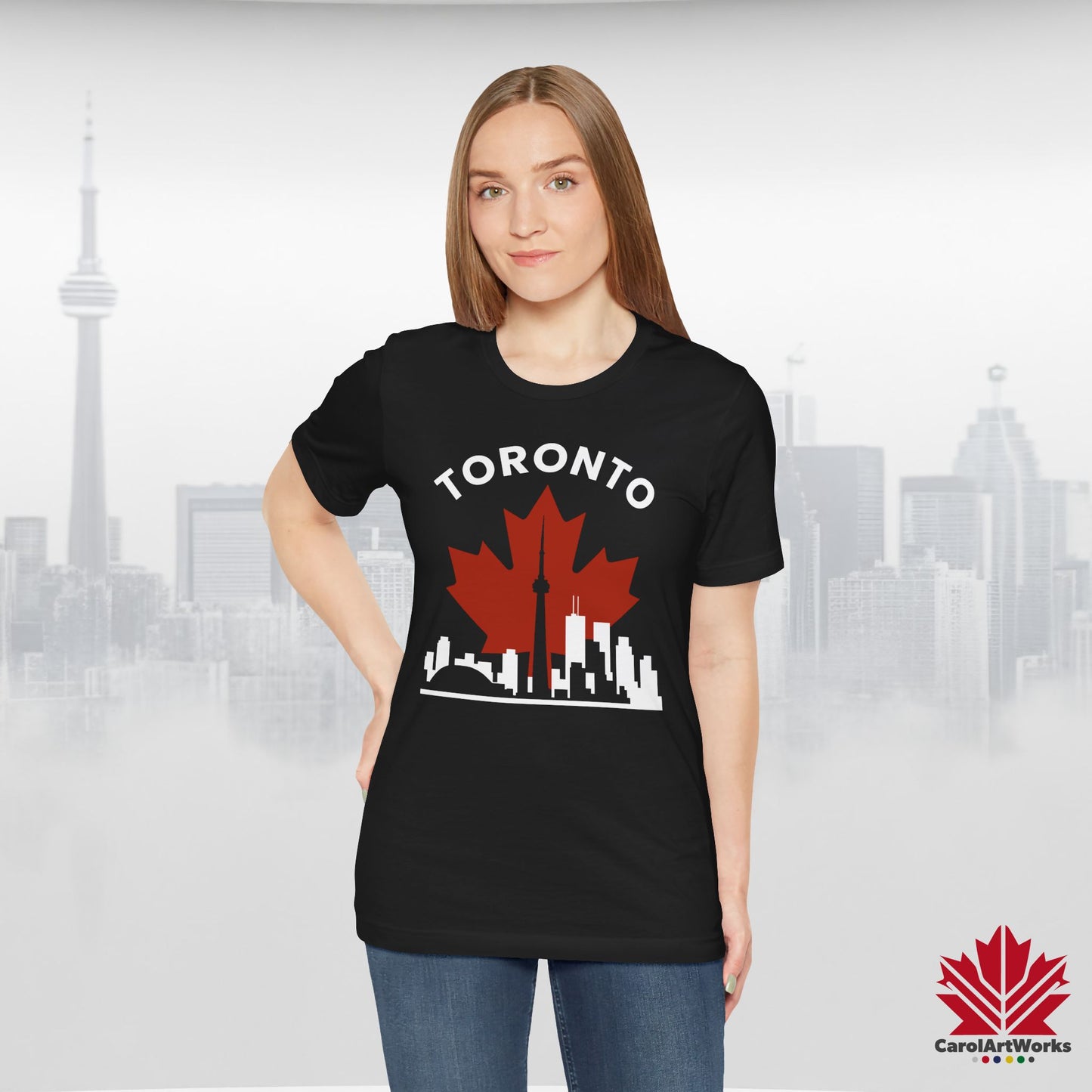 T-shirt Toronto Leafline Premium pour une allure canadienne décontractée