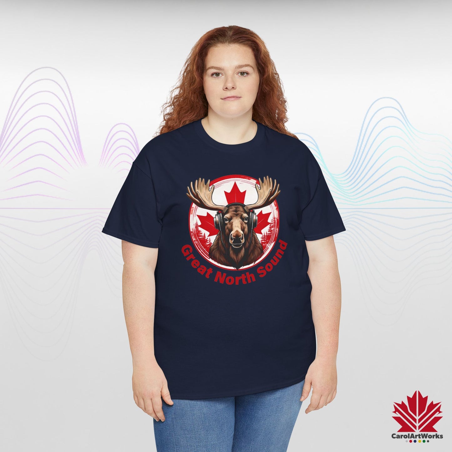 "Great North Sound" True North Sound Moose Tee