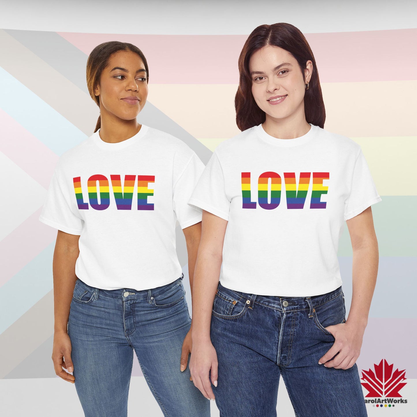 LOVE – Pride Toronto T-Shirt – Classic Comfort – Unisex Fit – Bold Statement