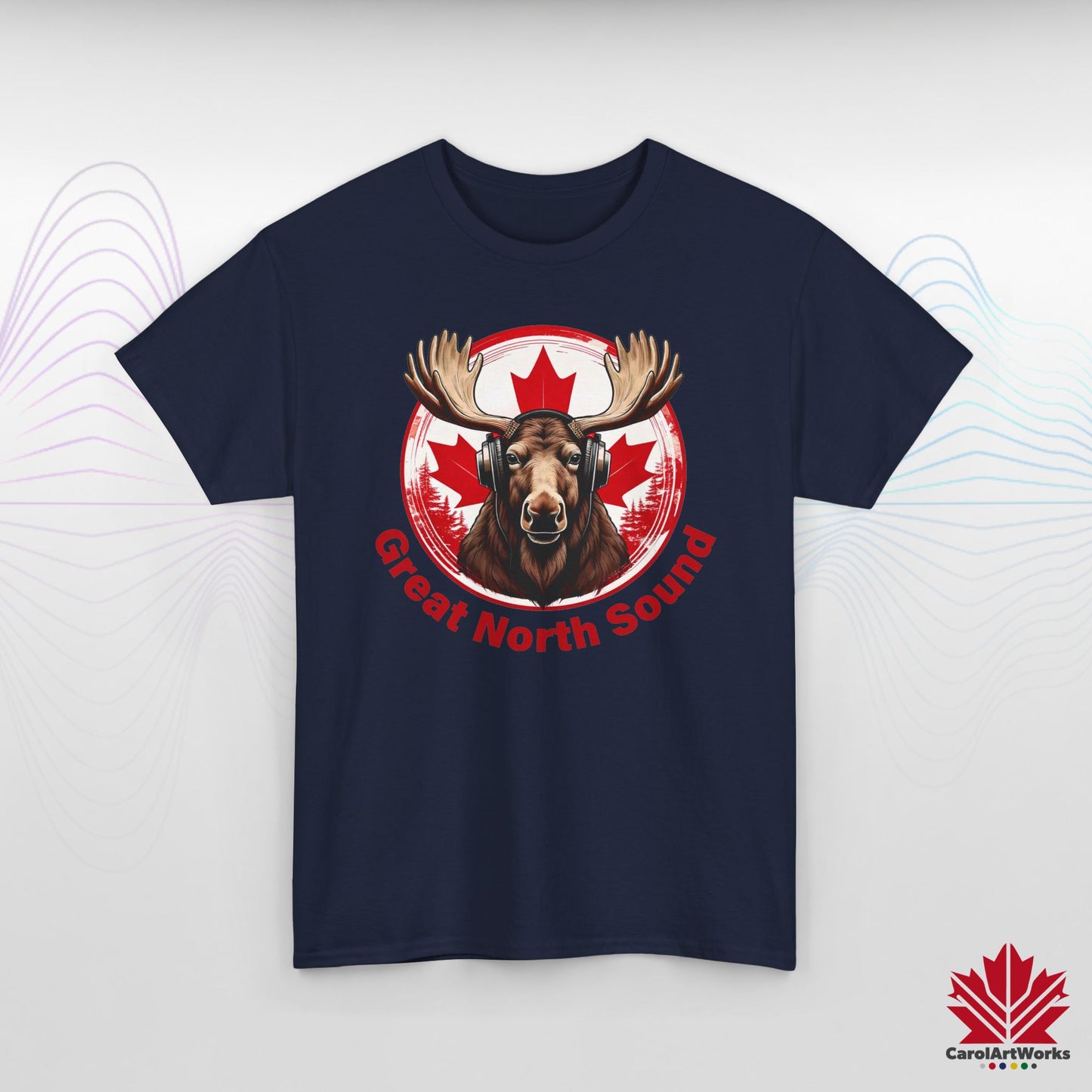 "Great North Sound" True North Sound Moose Tee