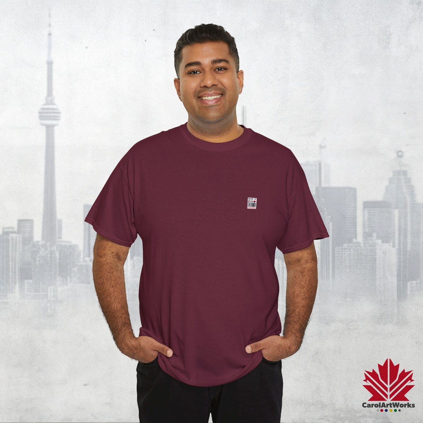 “Made in Canada” Unisex Cotton Tee – Canadian Pride T-Shirt