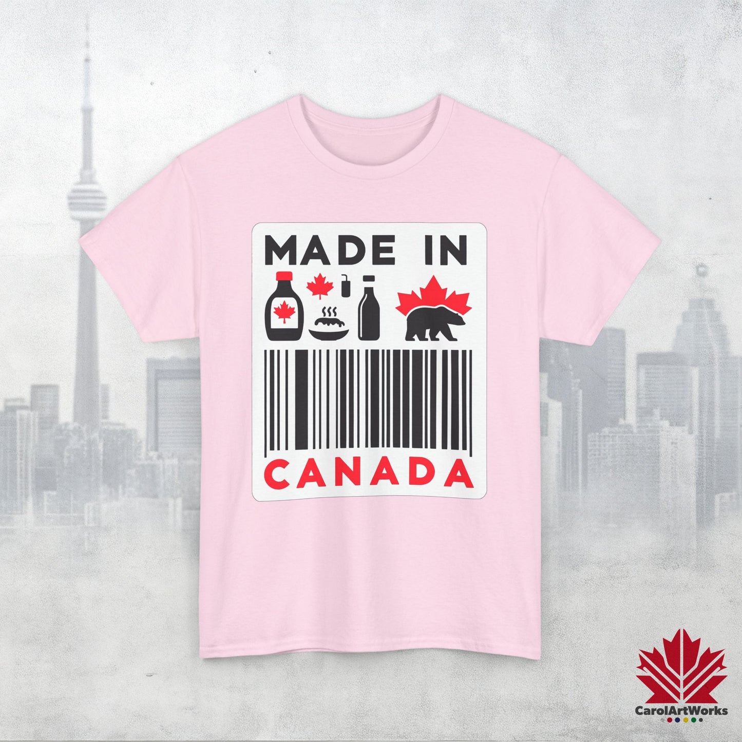 “Made in Canada” Unisex Cotton Tee – Canadian Pride T-Shirt