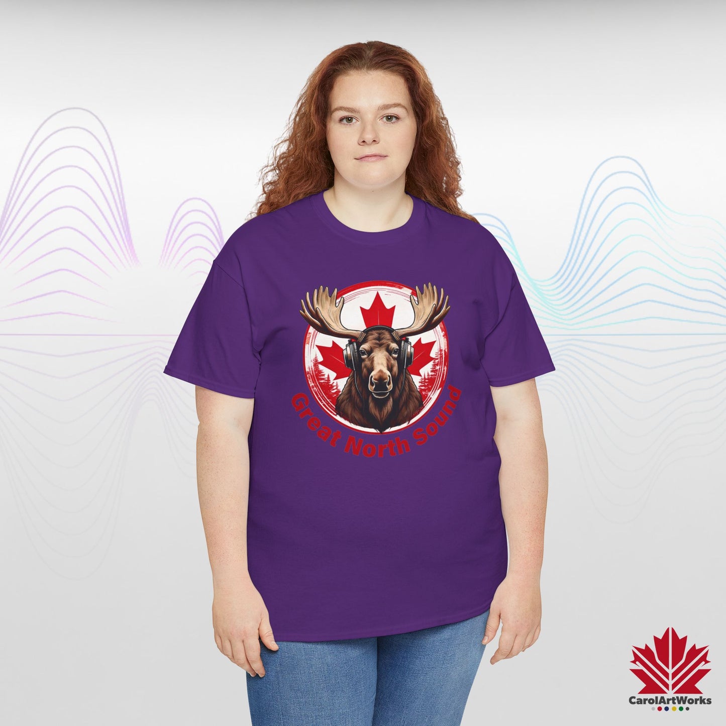 "Great North Sound" True North Sound Moose Tee