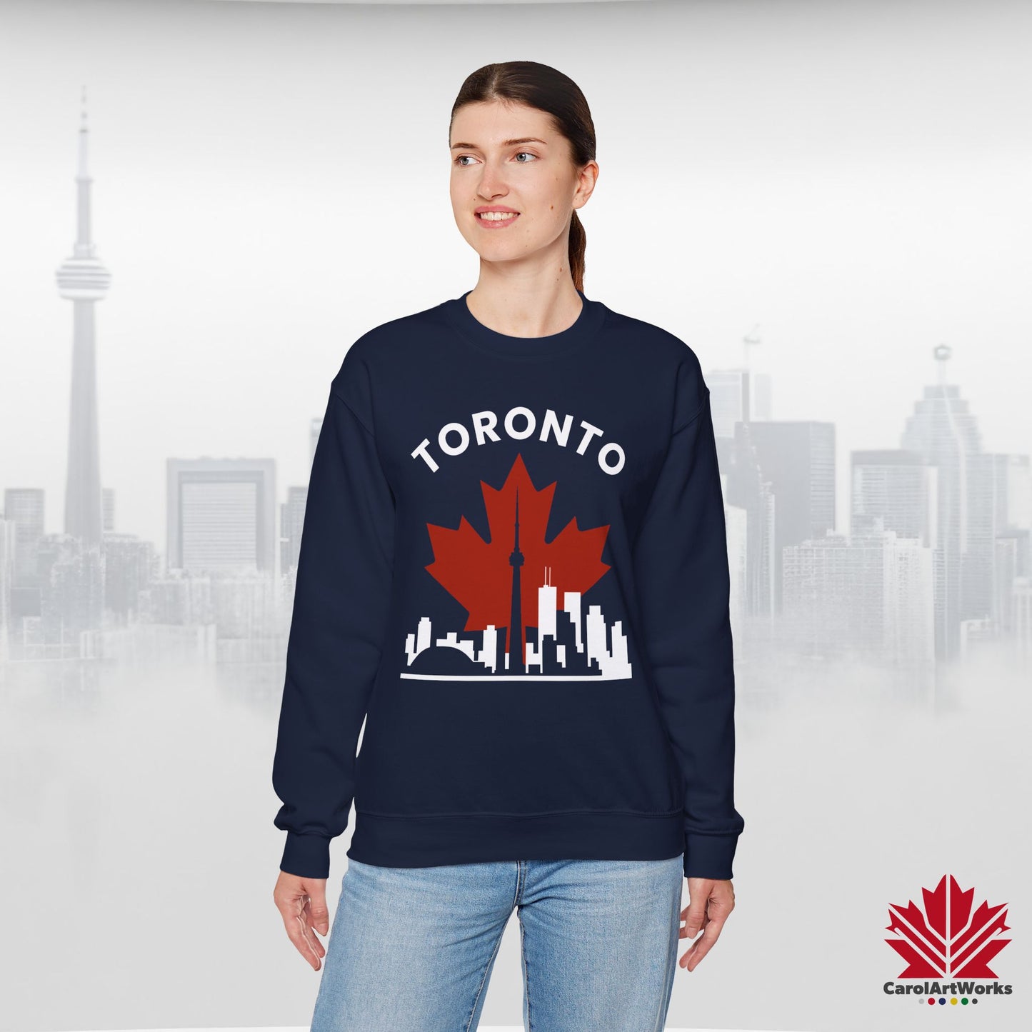 Pull ras du cou confortable Toronto Leafline pour les légendes locales