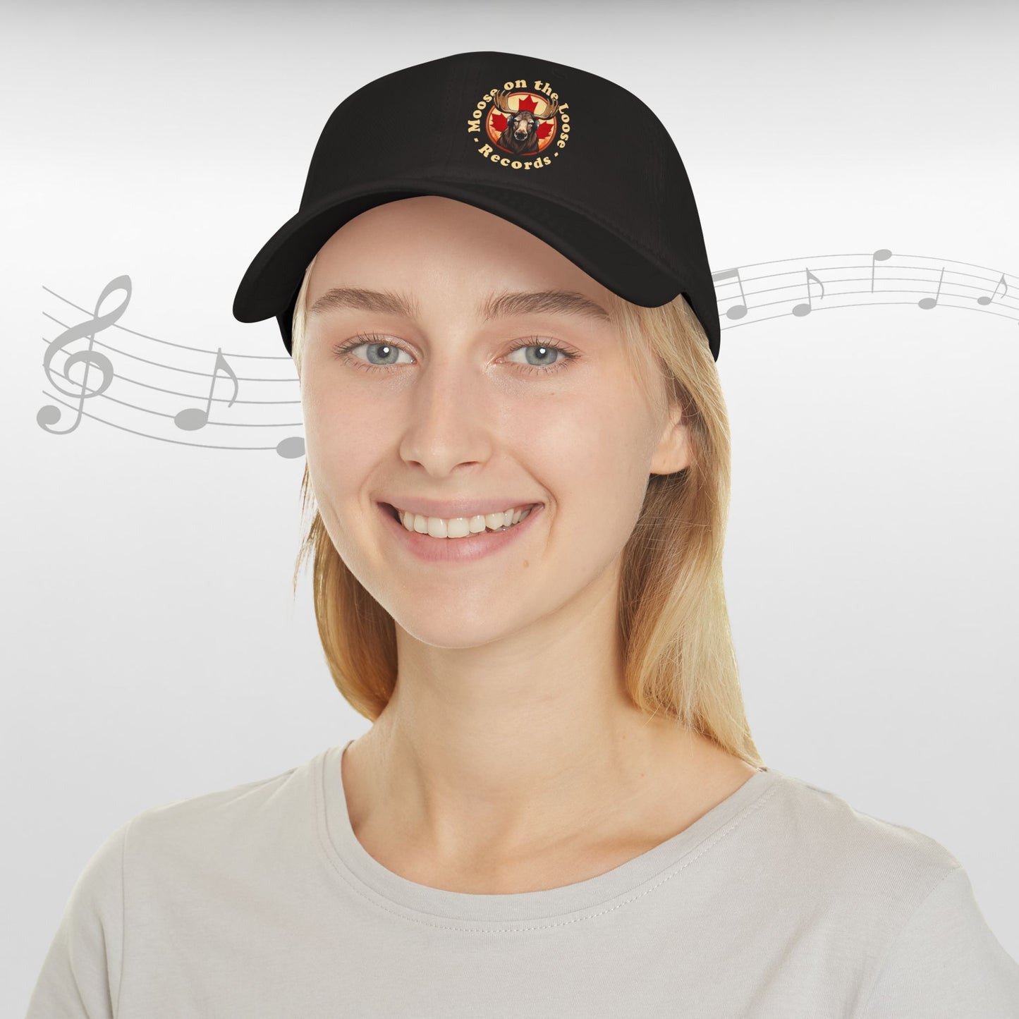 "Moose on the Loose Records" Baseball Cap - Perfect Gift for Music Lovers