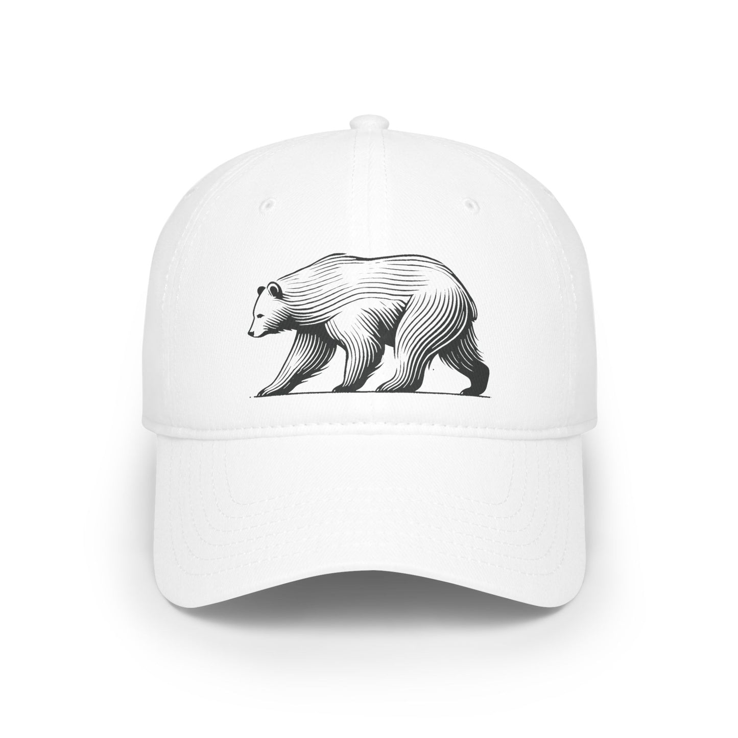scandinavian minimalistic BEAR Design Baseball Cap – Casual Outdoor Style
