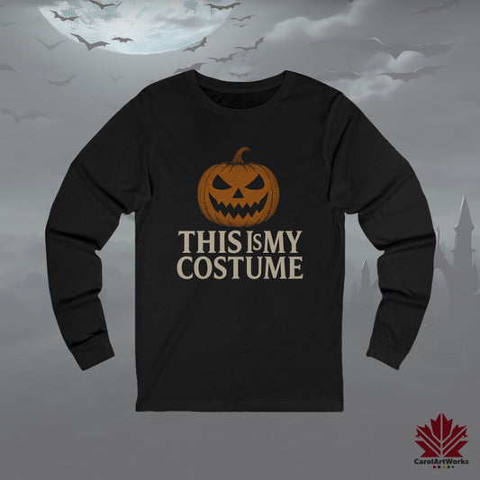 This Is My Costume – Long Sleeve Halloween Shirt - Funny No-Costume Design