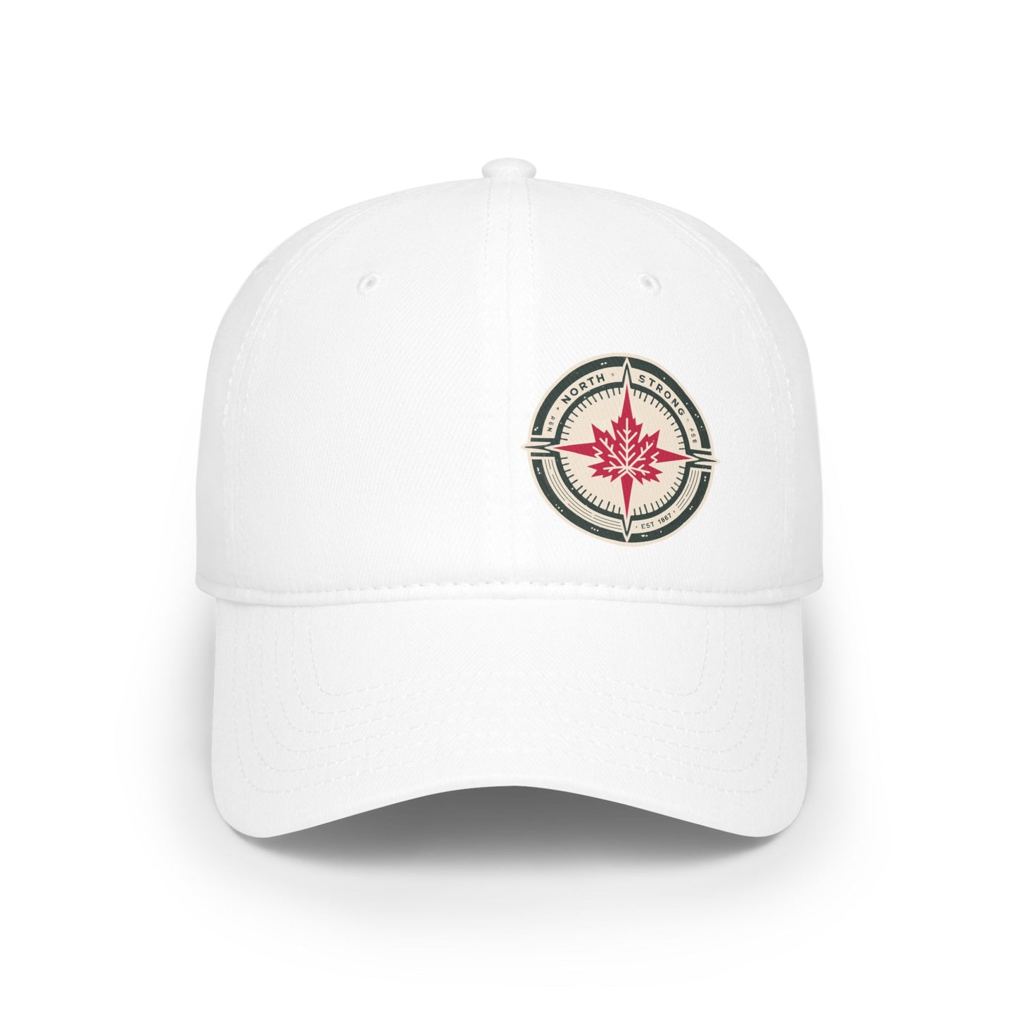 Casquette de baseball élégante « North Strong » avec motif boussole – Chapeau tendance