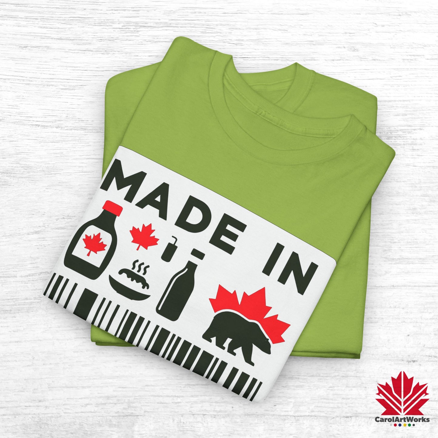 “Made in Canada” Unisex Cotton Tee – Canadian Pride T-Shirt