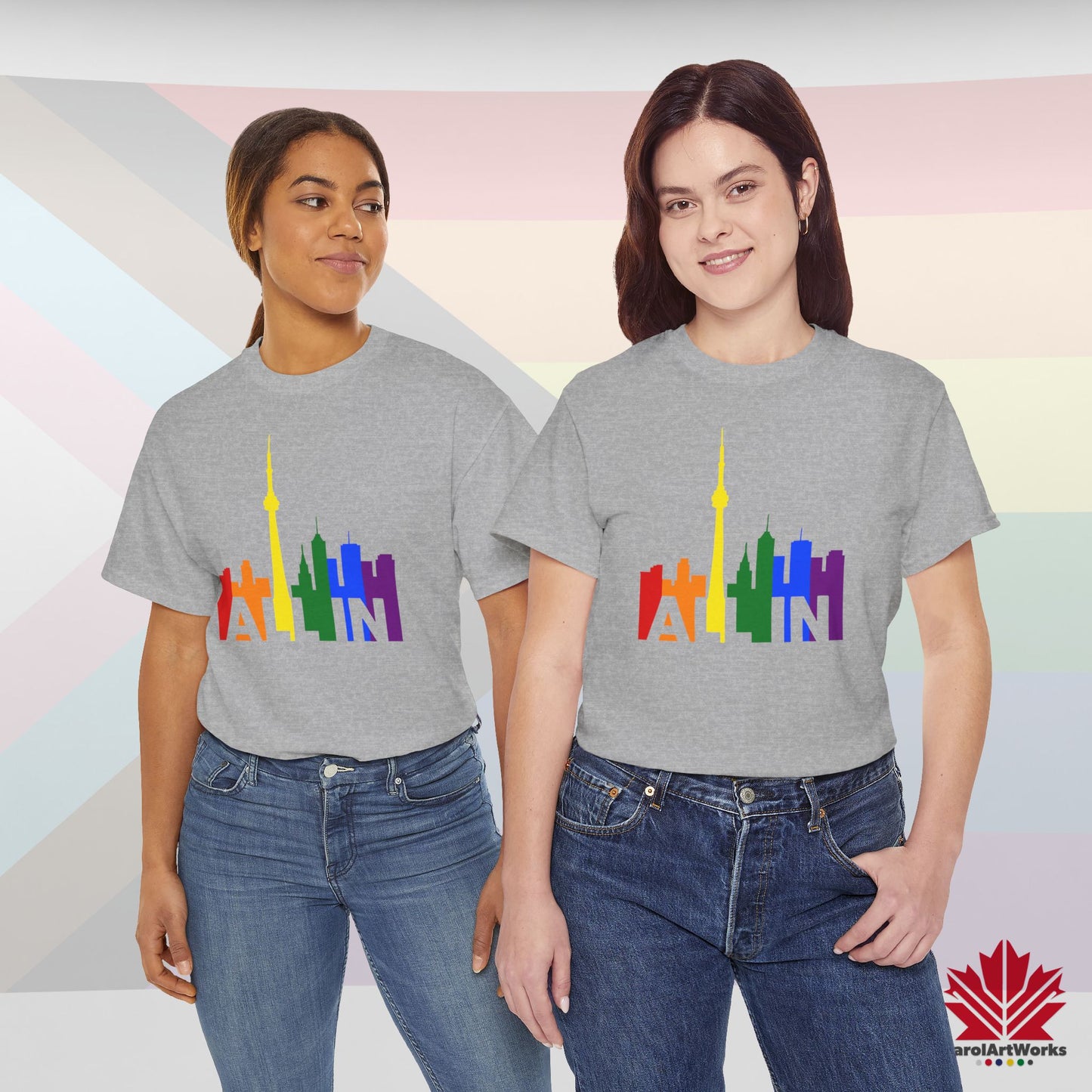 ALL IN – Pride Toronto T-Shirt – Classic Comfort – Unisex Fit – Bold Statement
