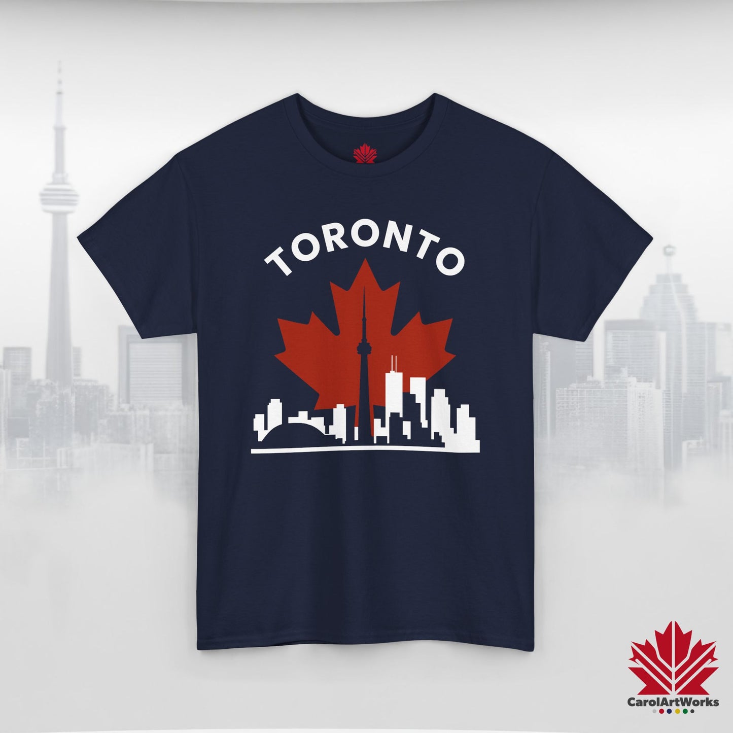 Toronto Leafline Cotton Tee for Urban Pride Vibes