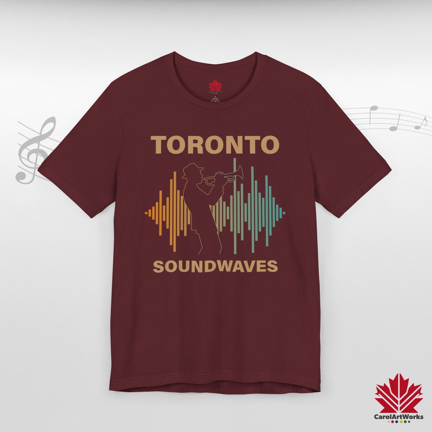 T-shirt Toronto Soundwaves Premium – Pour les mélomanes et les soirées citadines