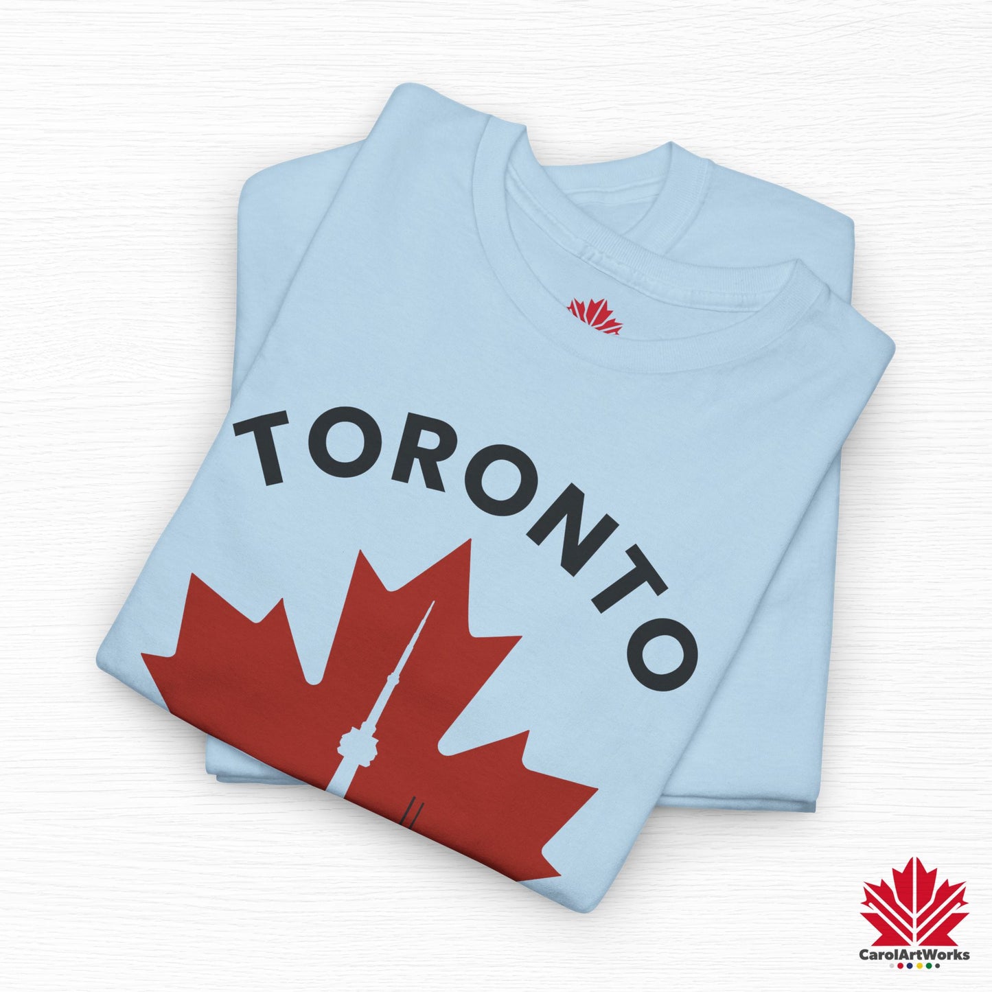 Toronto Leafline Cotton Tee for Urban Pride Vibes