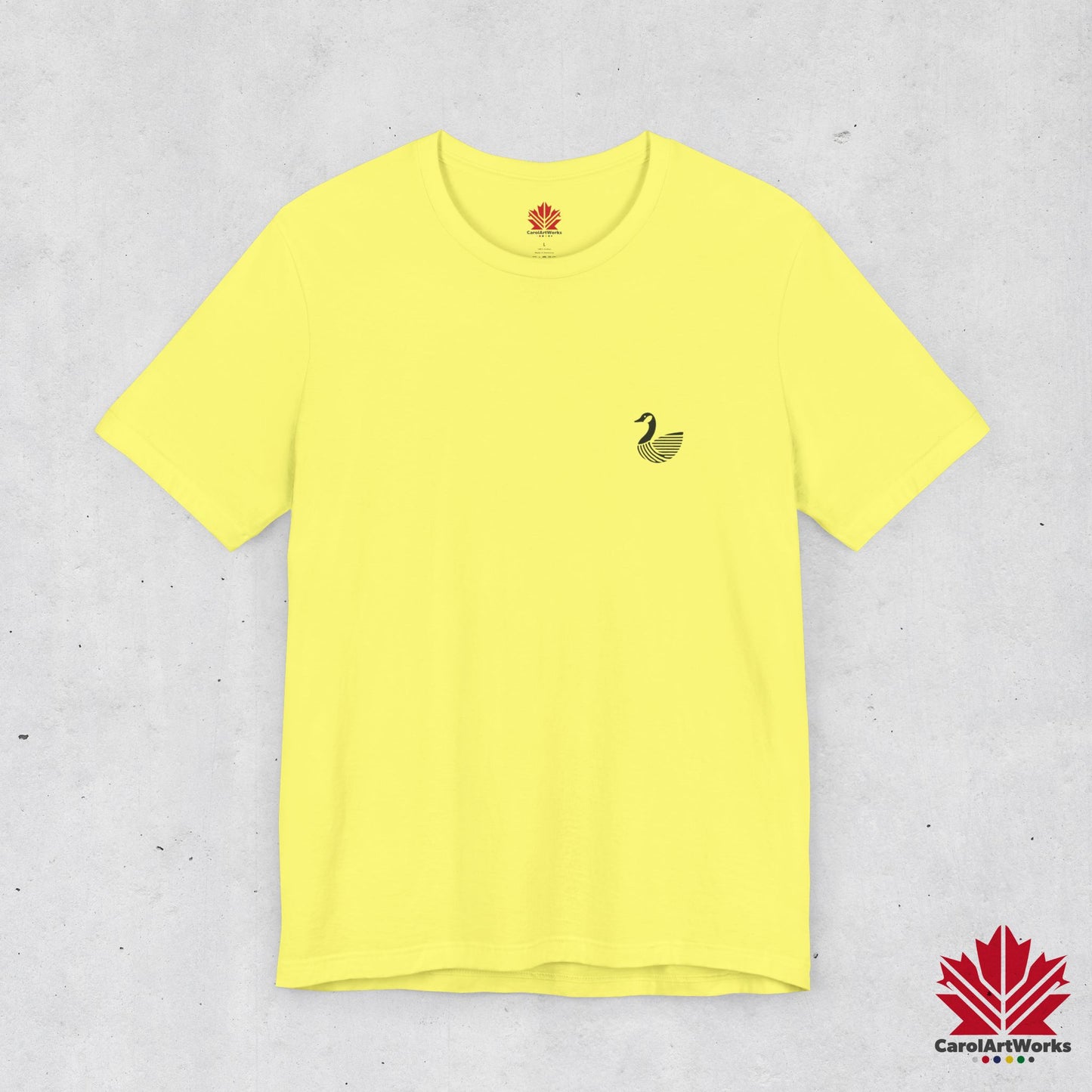 scandinavian minimalistic CANADA GOOSE Design Unisex Short Sleeve Tee - Soft and Comfortable, Perfect for Everyday Wear and Nature Lovers