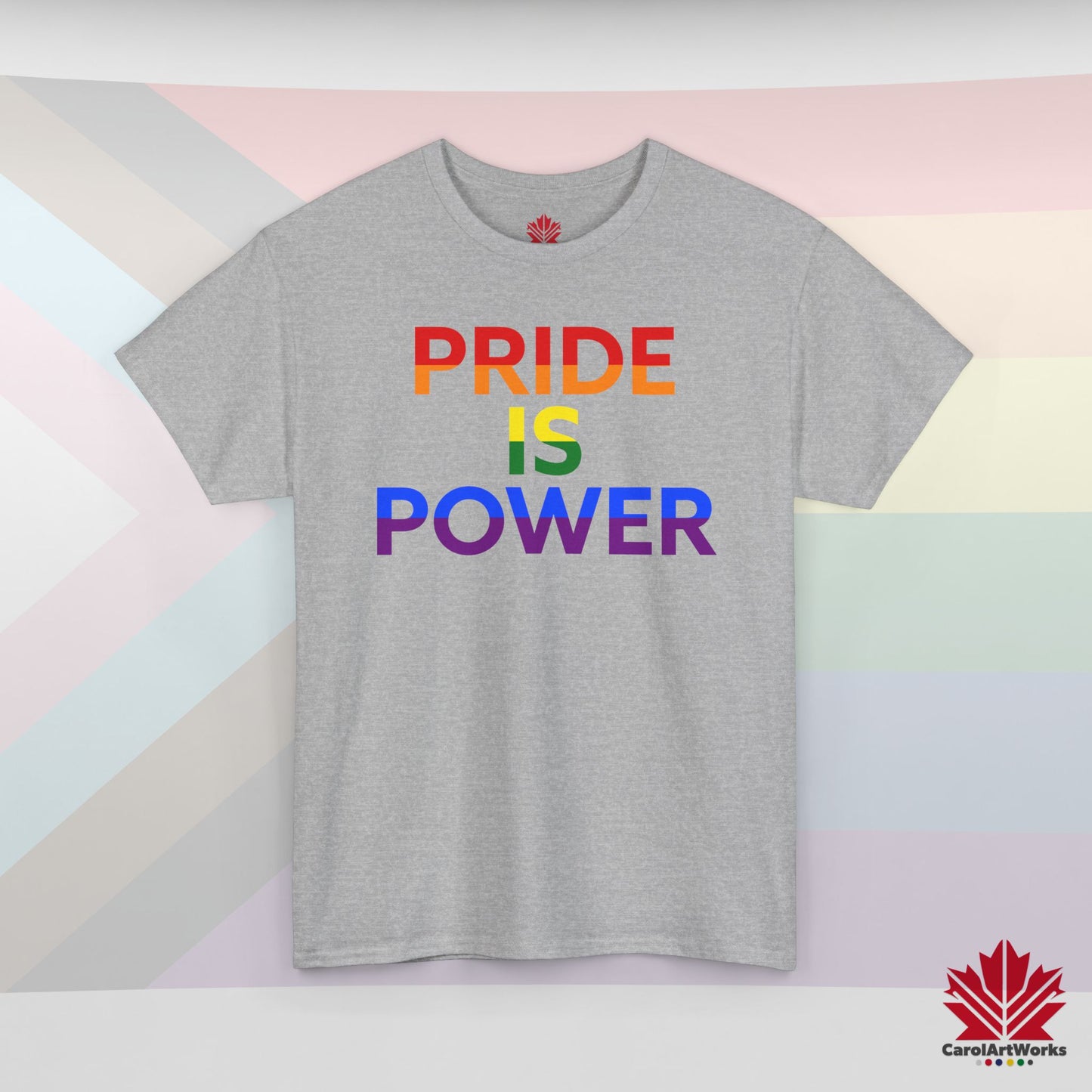 Pride Is Power – Classic Pride Tee for Everyday Courage