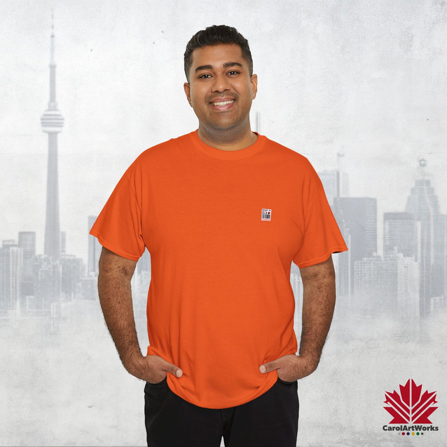 “Made in Canada” Unisex Cotton Tee – Canadian Pride T-Shirt