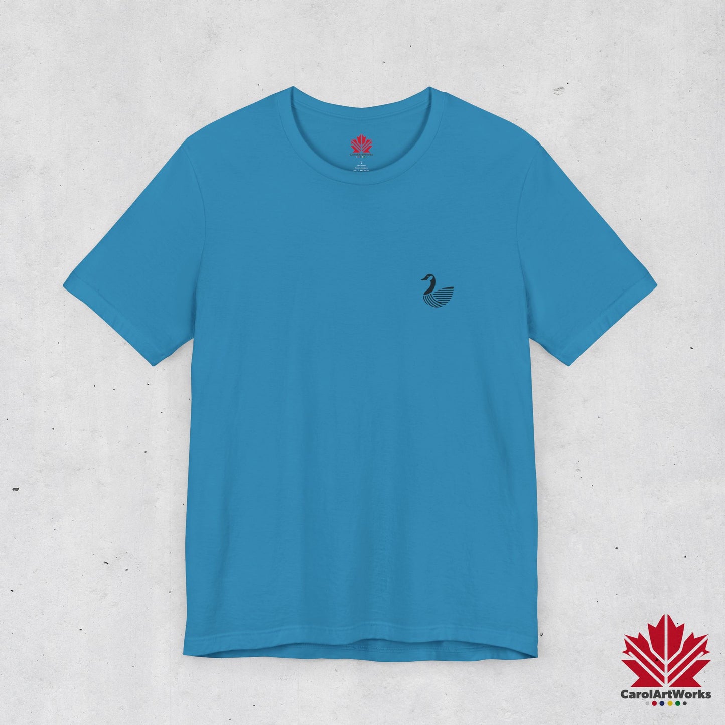 scandinavian minimalistic CANADA GOOSE Design Unisex Short Sleeve Tee - Soft and Comfortable, Perfect for Everyday Wear and Nature Lovers