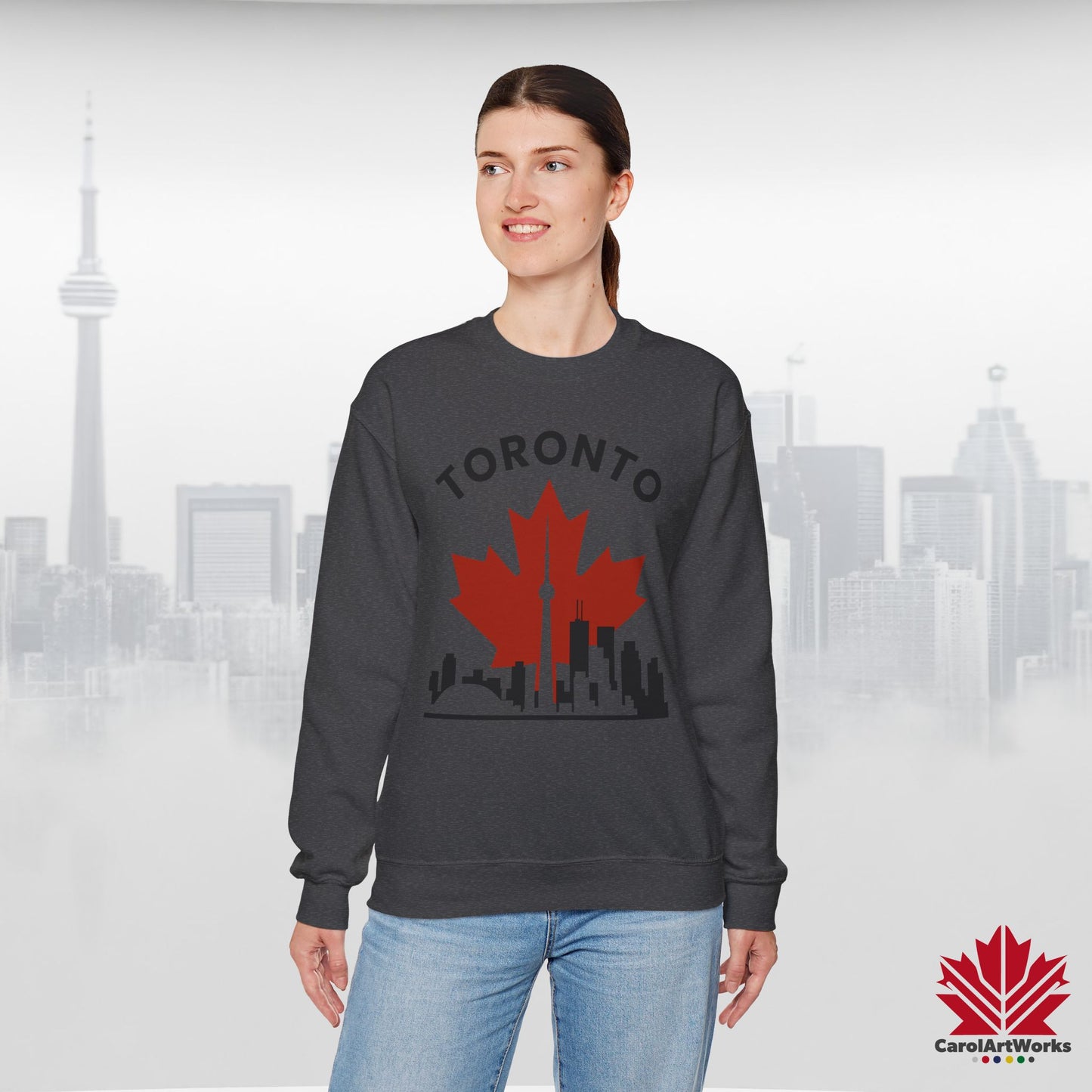 Pull ras du cou confortable Toronto Leafline pour les légendes locales