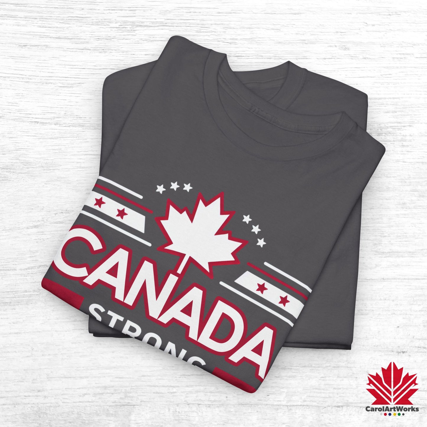 “Canada Strong Again” Unisex Cotton Tee – Comfortable Casual Wear